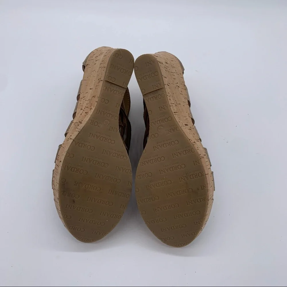Cordani Electra Wedge Sandal‎ Cage Platform Suede